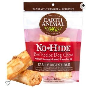 🐾 Earth Animal No Hide Small Beef Flavored Natural Rawhide Free Dog Chews